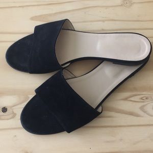 Niccolo Vacari Black Suede Sandals